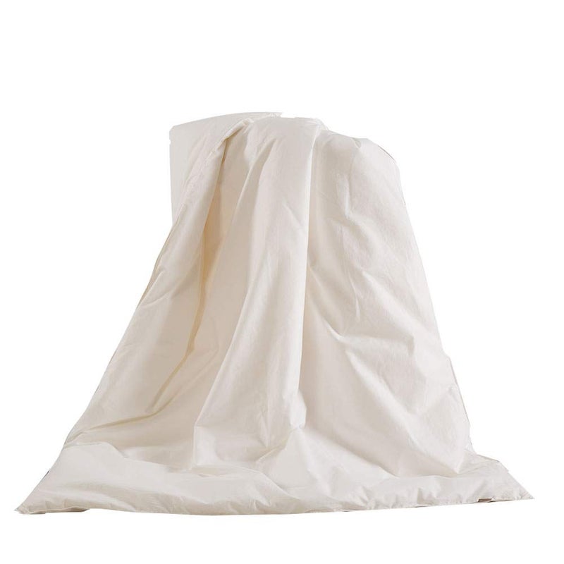 THXSILK 100% Mulberry Silk Duvet Comforter with Cotton Shell for Baby Crib Toddler Bed, Ultra Soft, Light Weighted, White - Image 1